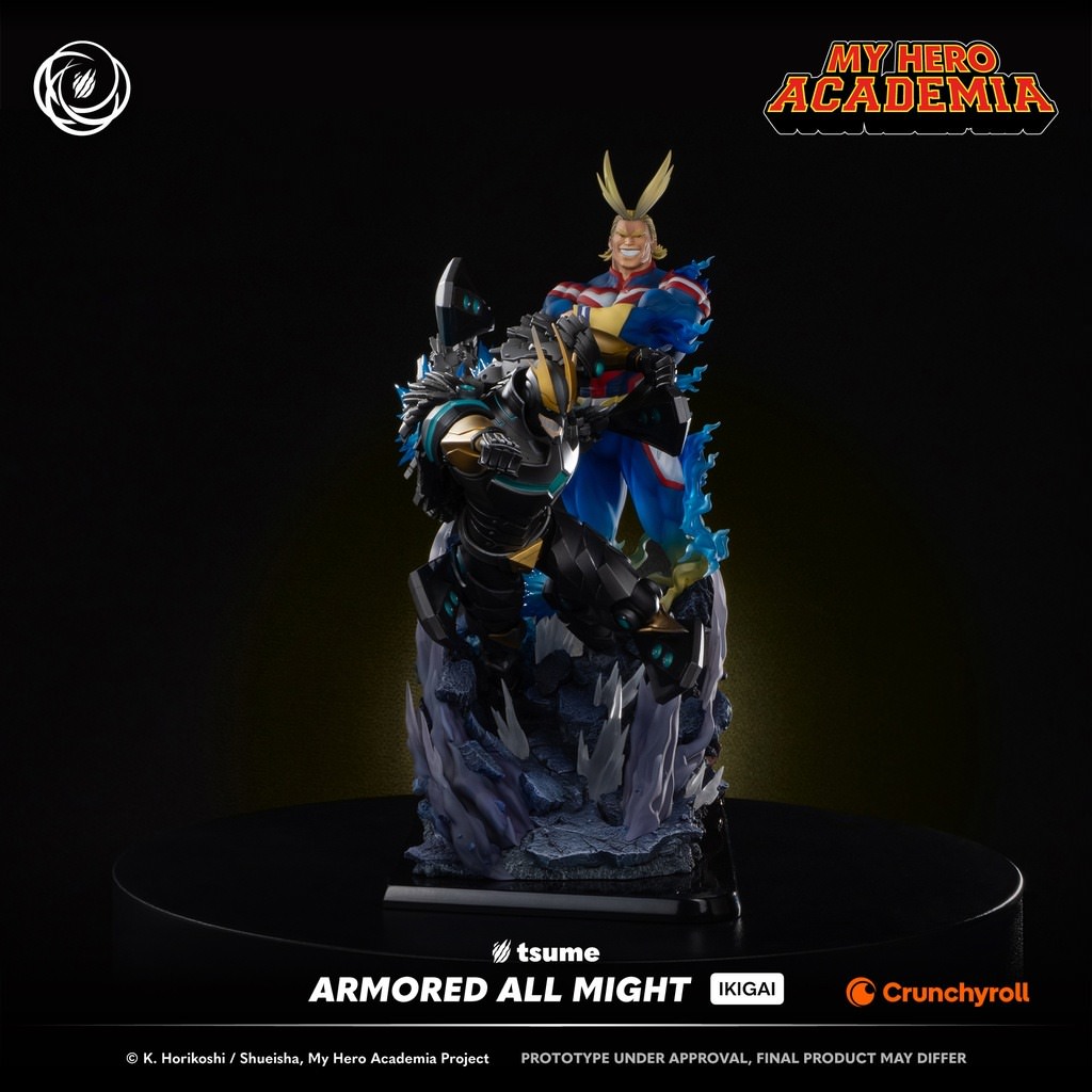 My Hero Academia Armored All Might IKIGAI Statues  (Prototype Shown) View 7