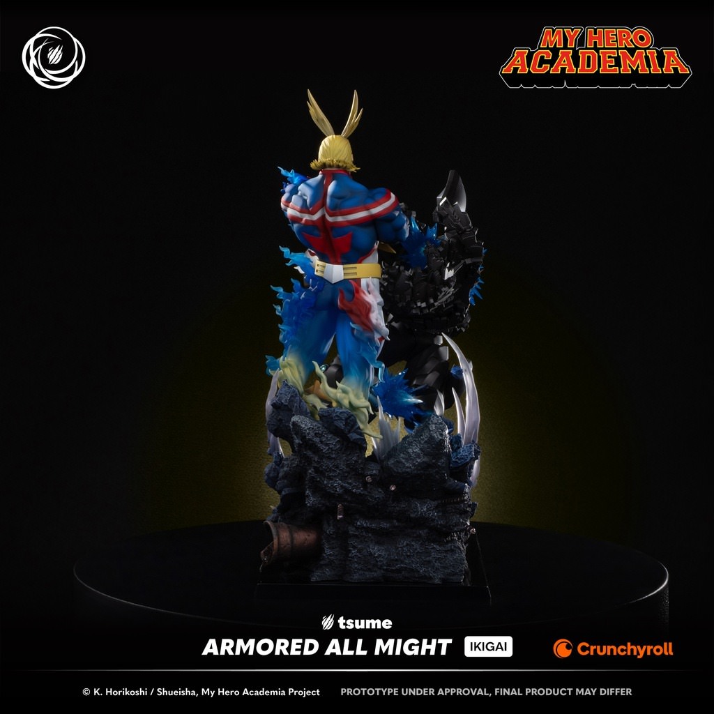 My Hero Academia Armored All Might IKIGAI Statues  (Prototype Shown) View 8