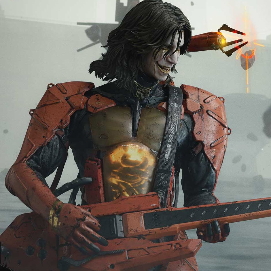 Death Stranding Higgs 1:3 Scale Statue  (Prototype Shown) View 4