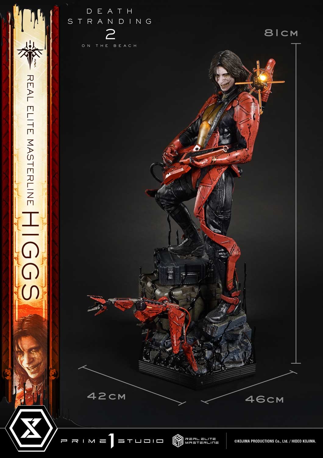 Death Stranding Higgs 1:3 Scale Statue  (Prototype Shown) View 9