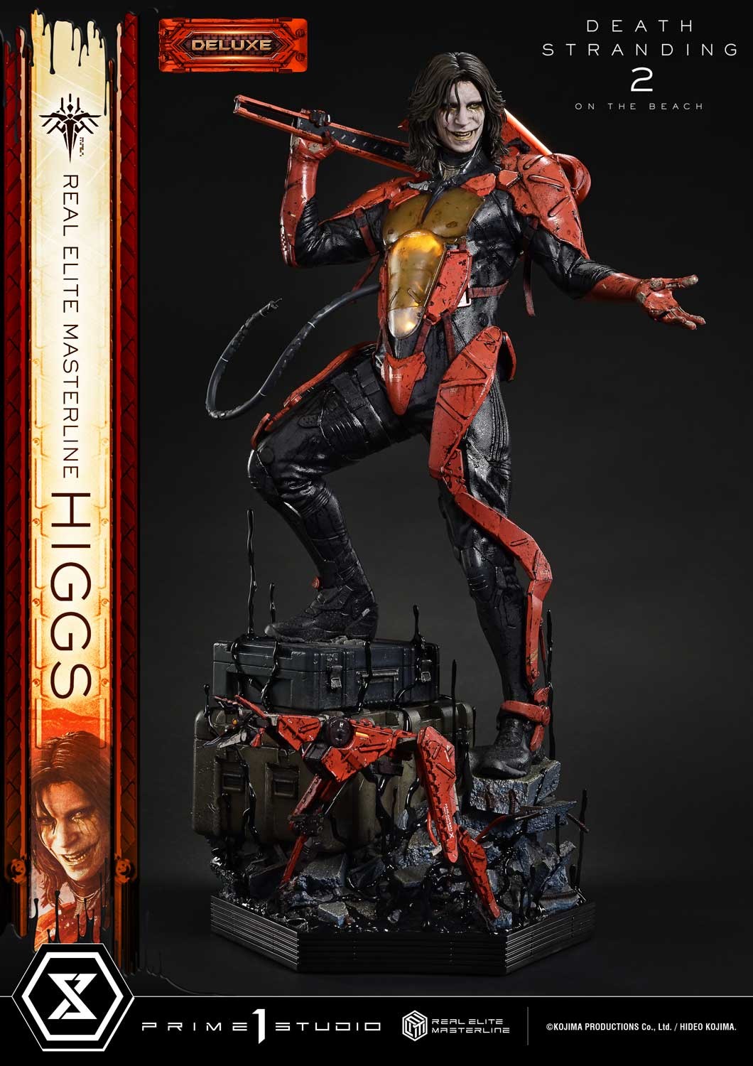Death Stranding Higgs (Deluxe Version) 1:3 Scale Statue  (Prototype Shown) View 11