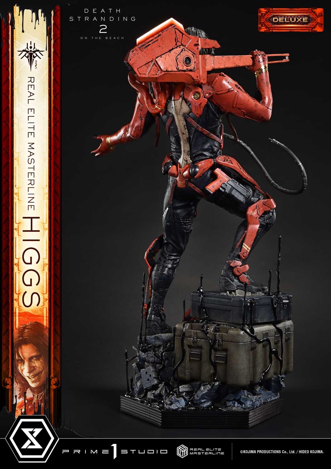 Death Stranding Higgs (Deluxe Version) 1:3 Scale Statue  (Prototype Shown) View 13