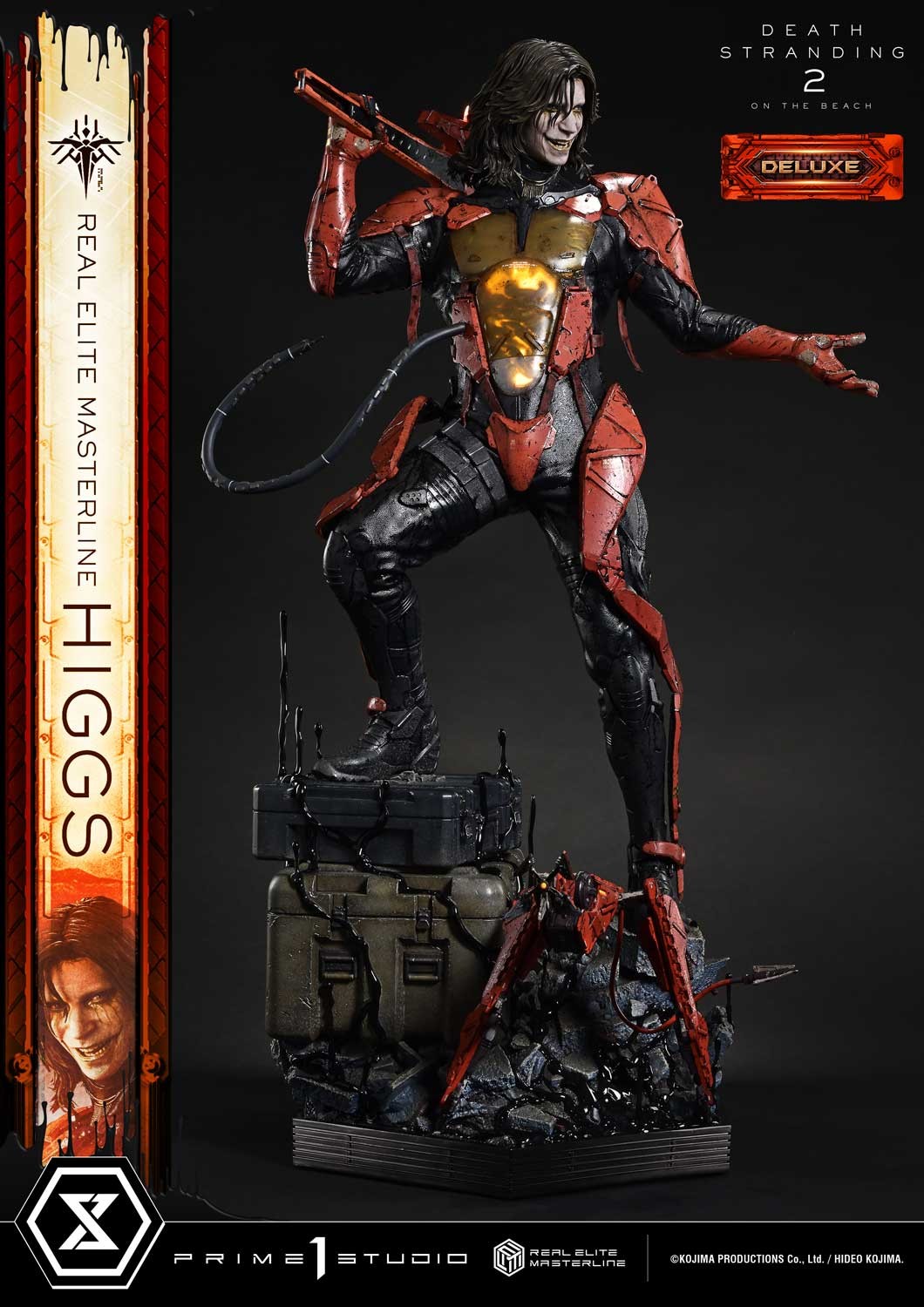 Death Stranding Higgs (Deluxe Version) 1:3 Scale Statue  (Prototype Shown) View 14