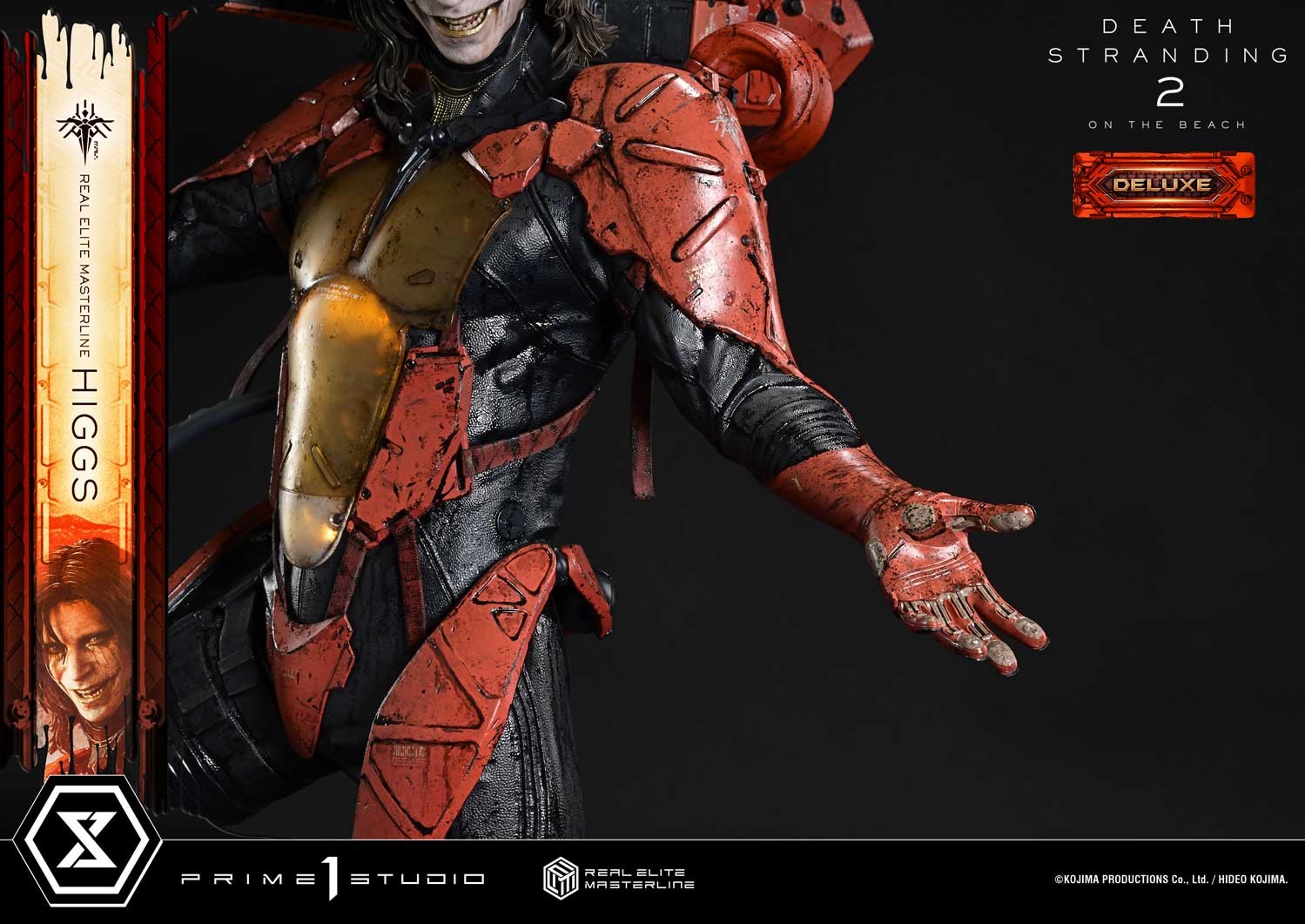 Death Stranding Higgs (Deluxe Version) 1:3 Scale Statue  (Prototype Shown) View 18