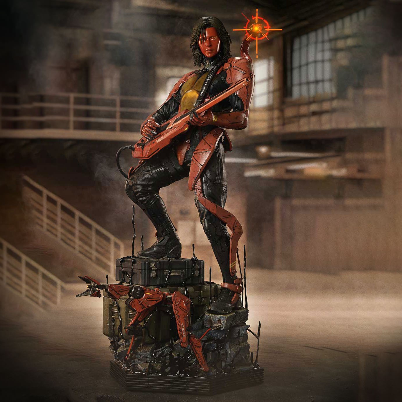 Death Stranding Higgs (Deluxe Bonus Version) 1:3 Scale Statue  (Prototype Shown) View 1