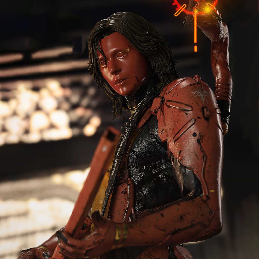Death Stranding Higgs (Deluxe Bonus Version) 1:3 Scale Statue  (Prototype Shown) View 3