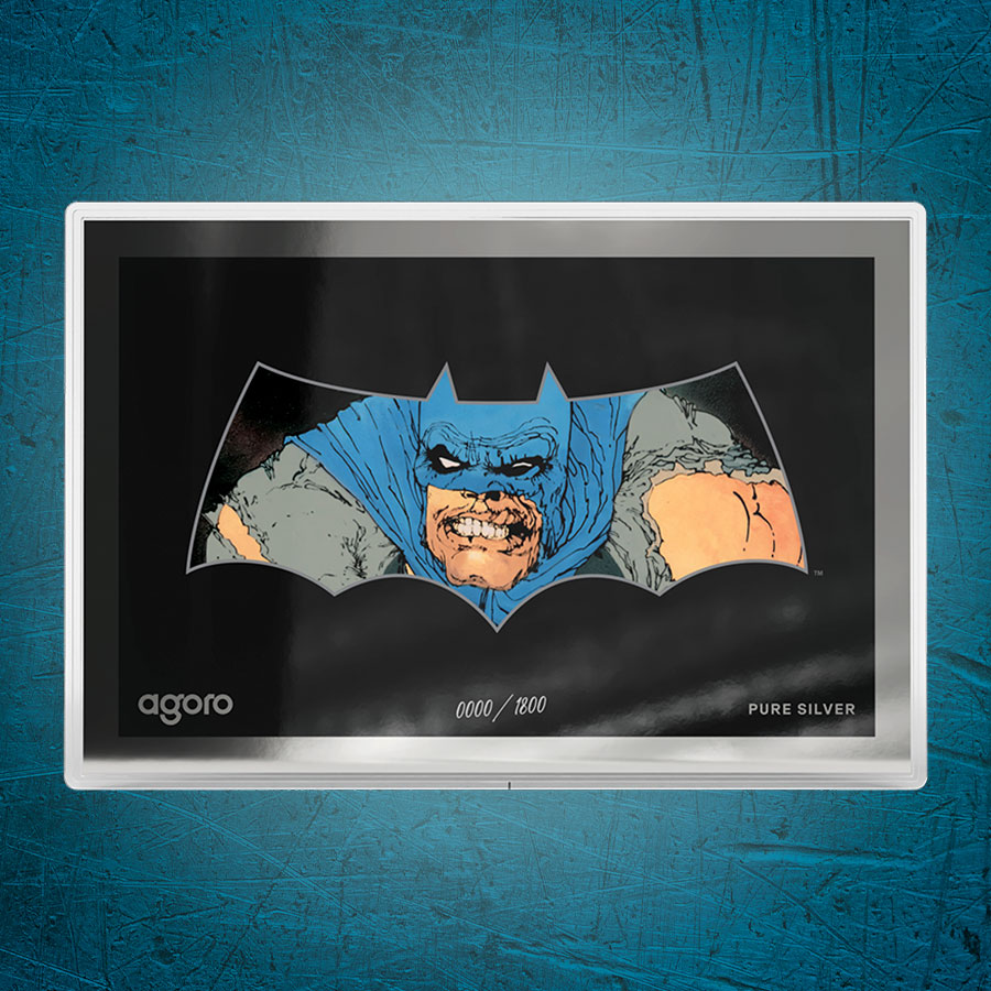 DC Comics The Dark Knight Returns: BATMAN™ Foil Silver Collectible  (Prototype Shown) View 1
