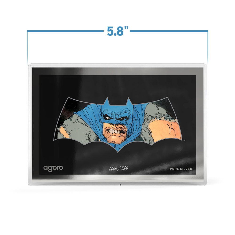 DC Comics The Dark Knight Returns: BATMAN™ Foil Silver Collectible  (Prototype Shown) View 2