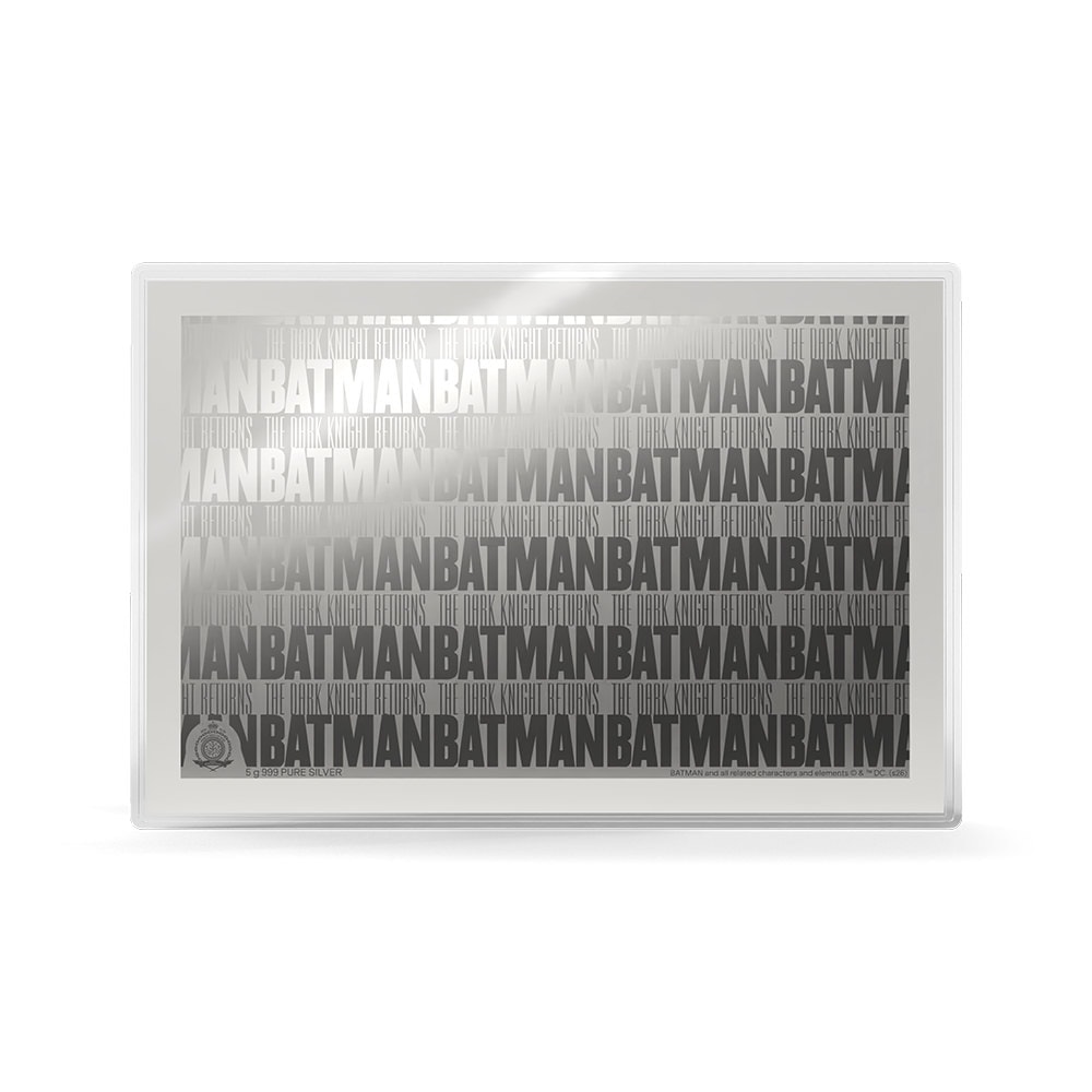 DC Comics The Dark Knight Returns: BATMAN™ Foil Silver Collectible  (Prototype Shown) View 5