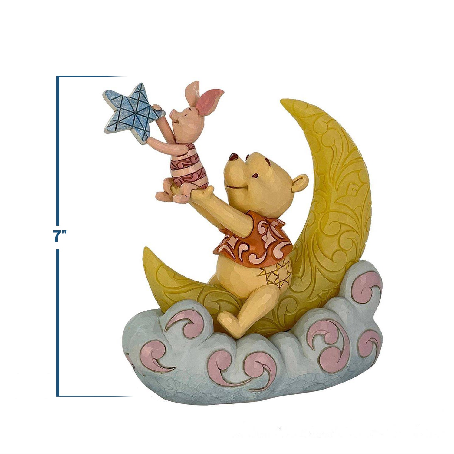 Disney Pooh & Piglet LED Moon Figurine  (Prototype Shown) View 2