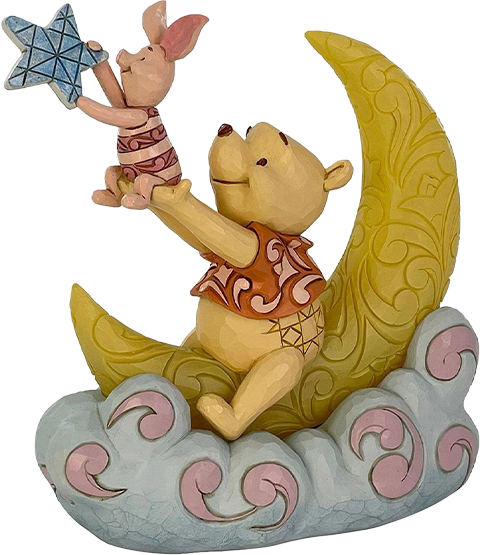 Disney Pooh & Piglet LED Moon Figurine  (Prototype Shown) View 7