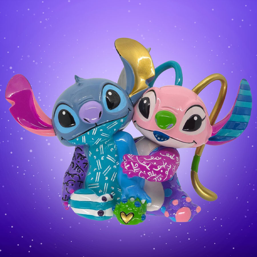 Disney Stitch & Angel 20th Anniversary Figurine  (Prototype Shown) View 1