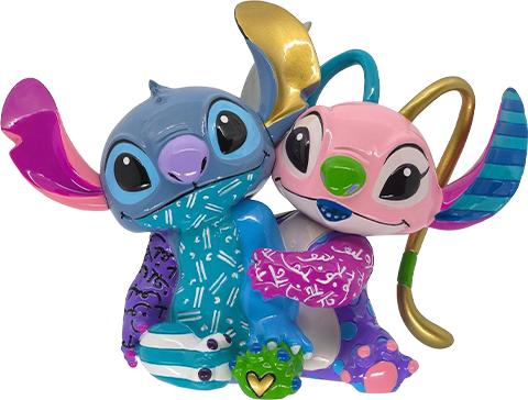 Disney Stitch & Angel 20th Anniversary Figurine  (Prototype Shown) View 10