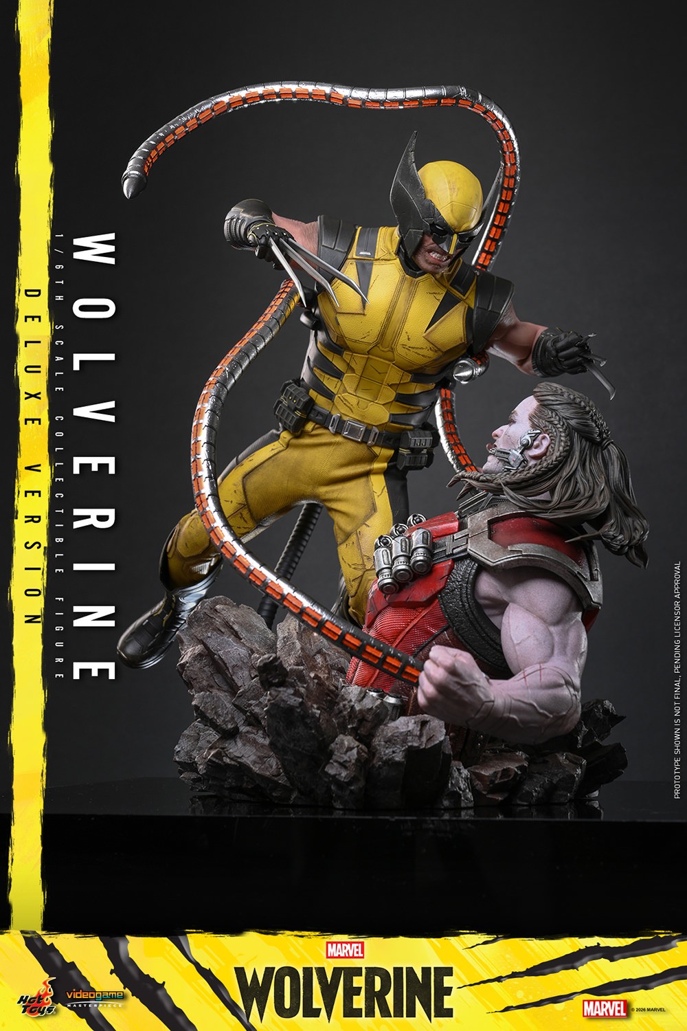 Marvel Wolverine (Deluxe Version) Sixth Scale Figure  (Prototype Shown) View 3