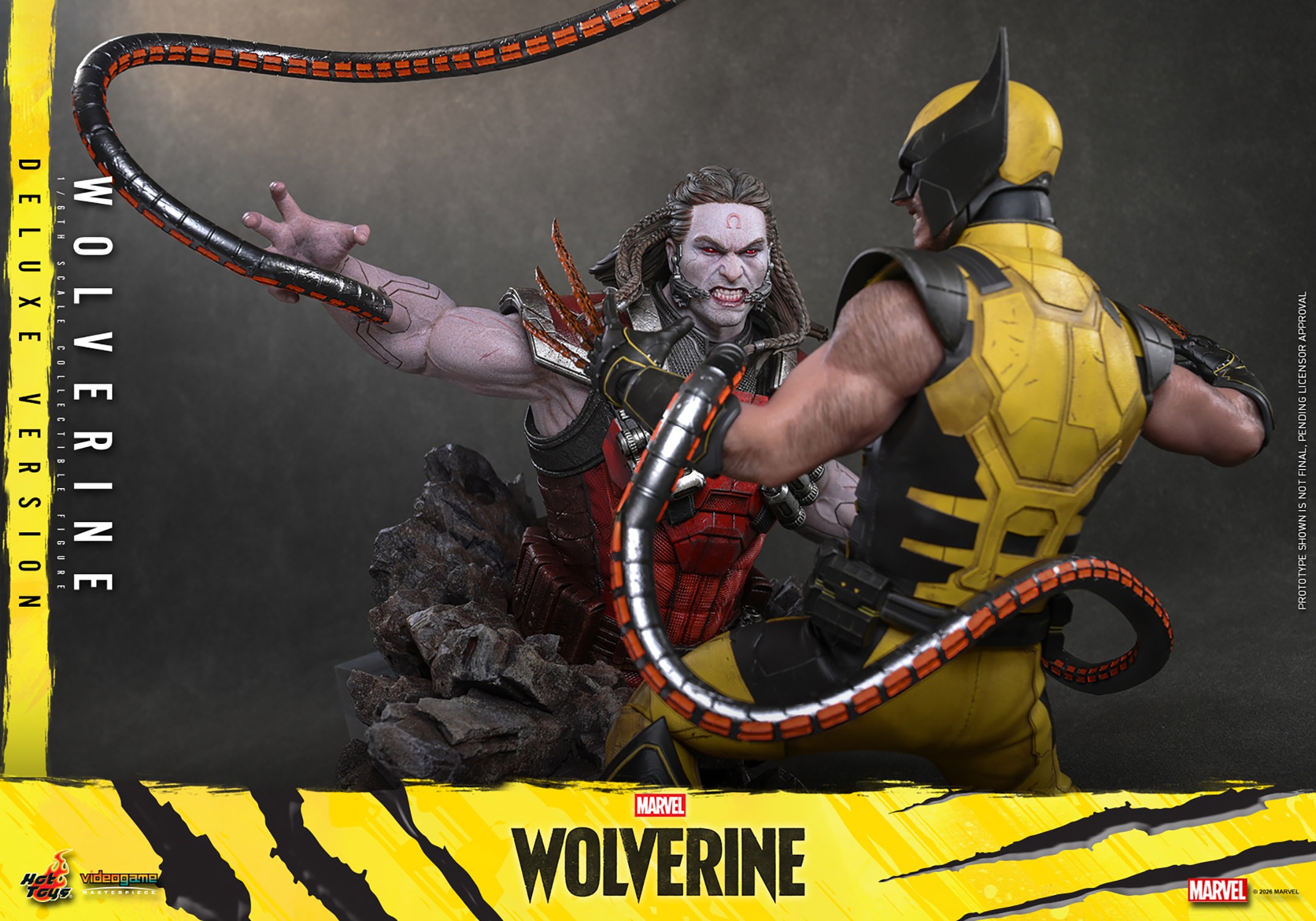 Marvel Wolverine (Deluxe Version) Sixth Scale Figure  (Prototype Shown) View 5