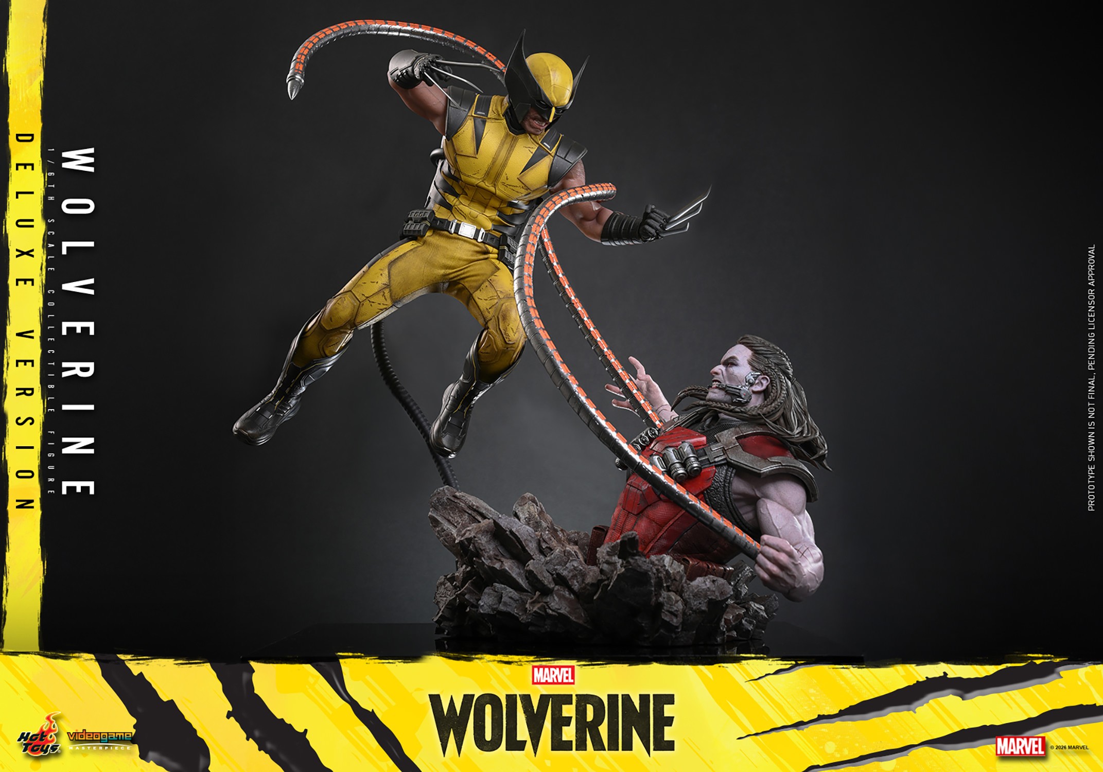Marvel Wolverine (Deluxe Version) Sixth Scale Figure  (Prototype Shown) View 6
