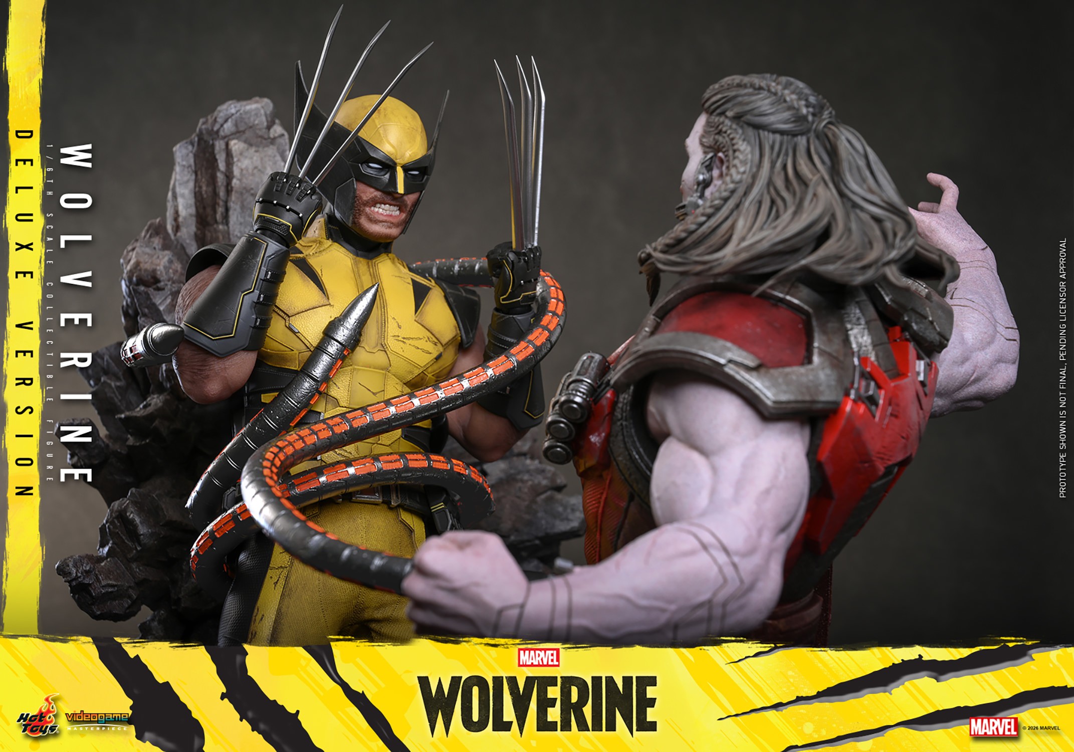 Marvel Wolverine (Deluxe Version) Sixth Scale Figure  (Prototype Shown) View 7