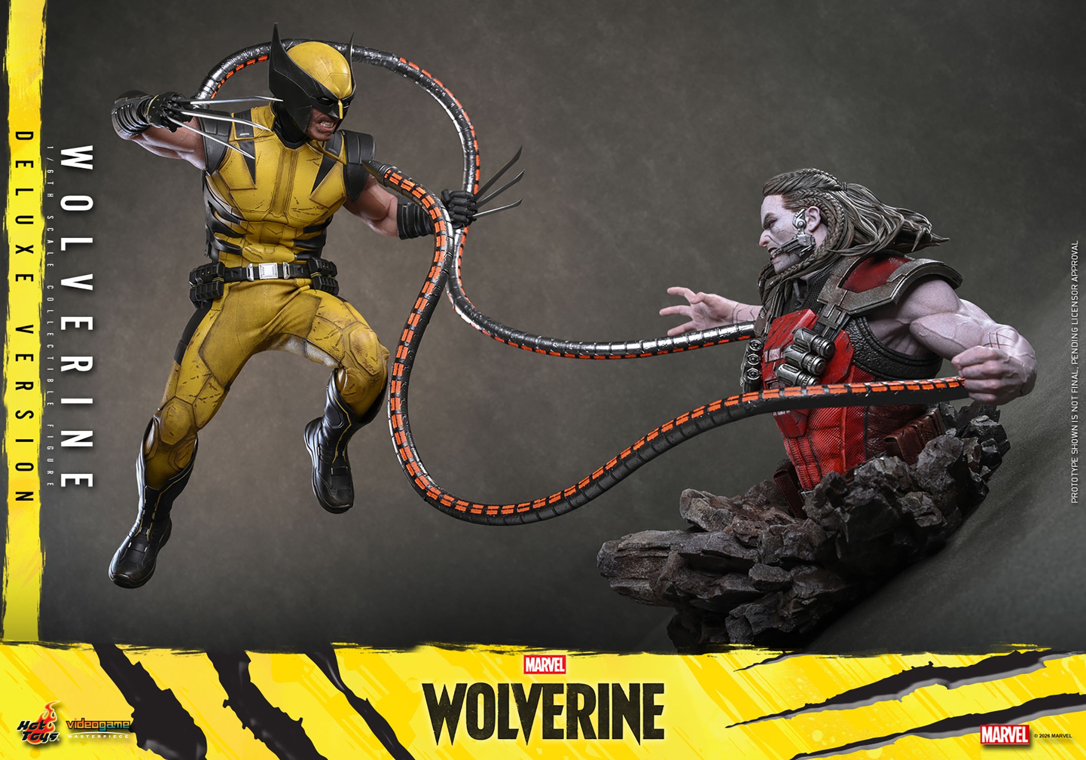 Marvel Wolverine (Deluxe Version) Sixth Scale Figure  (Prototype Shown) View 8