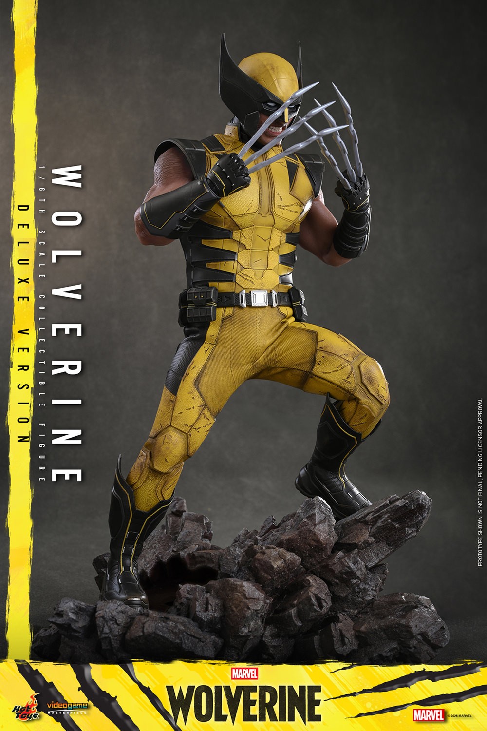 Marvel Wolverine (Deluxe Version) Sixth Scale Figure  (Prototype Shown) View 11