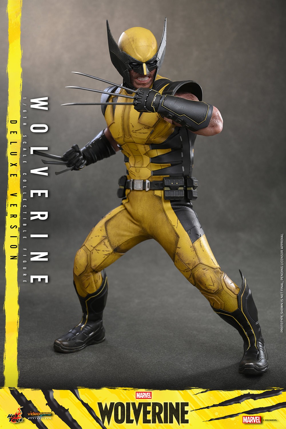 Marvel Wolverine (Deluxe Version) Sixth Scale Figure  (Prototype Shown) View 12