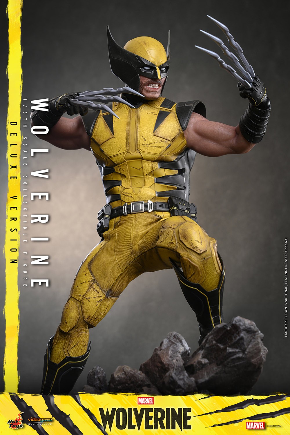 Marvel Wolverine (Deluxe Version) Sixth Scale Figure  (Prototype Shown) View 14