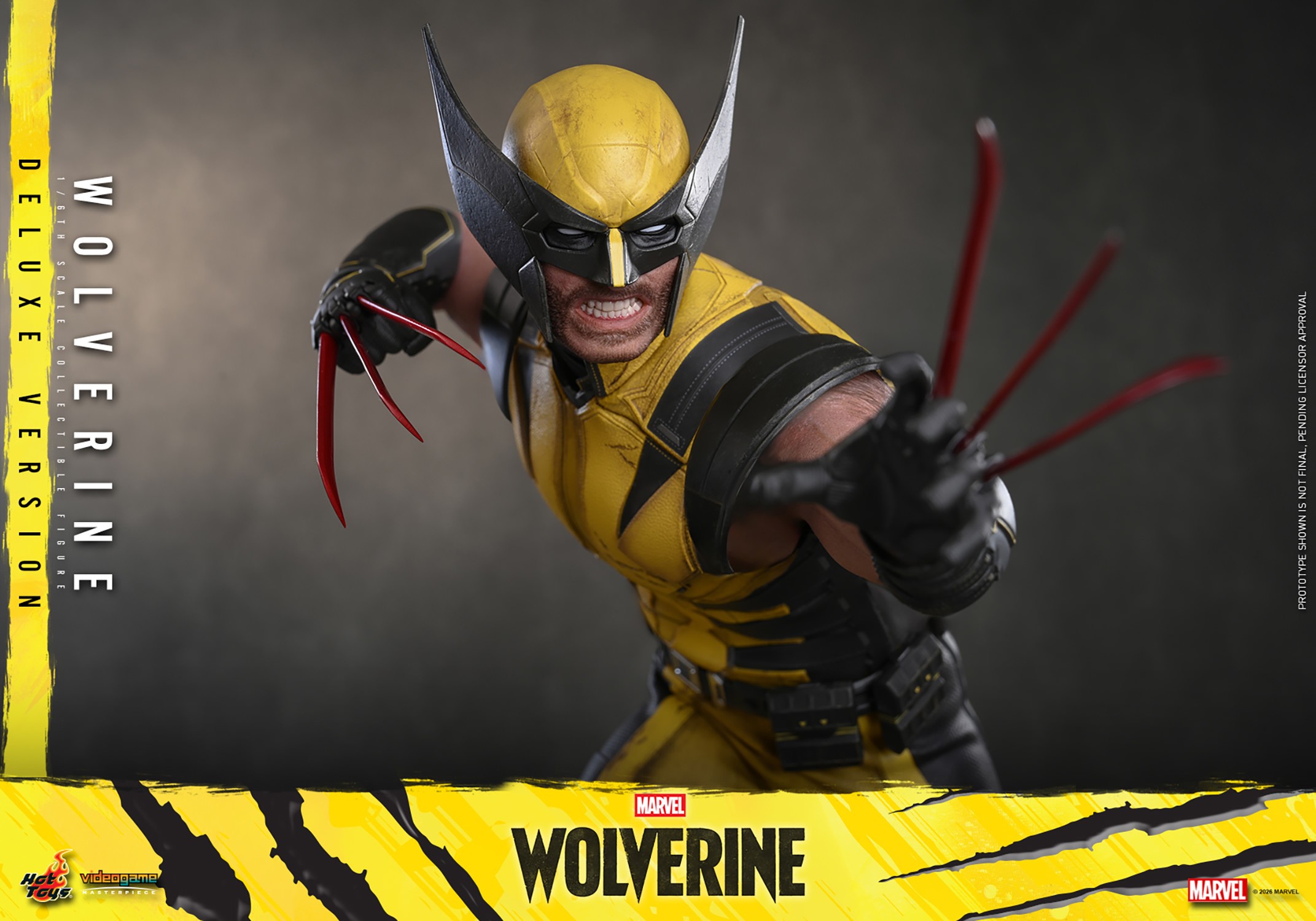 Marvel Wolverine (Deluxe Version) Sixth Scale Figure  (Prototype Shown) View 17