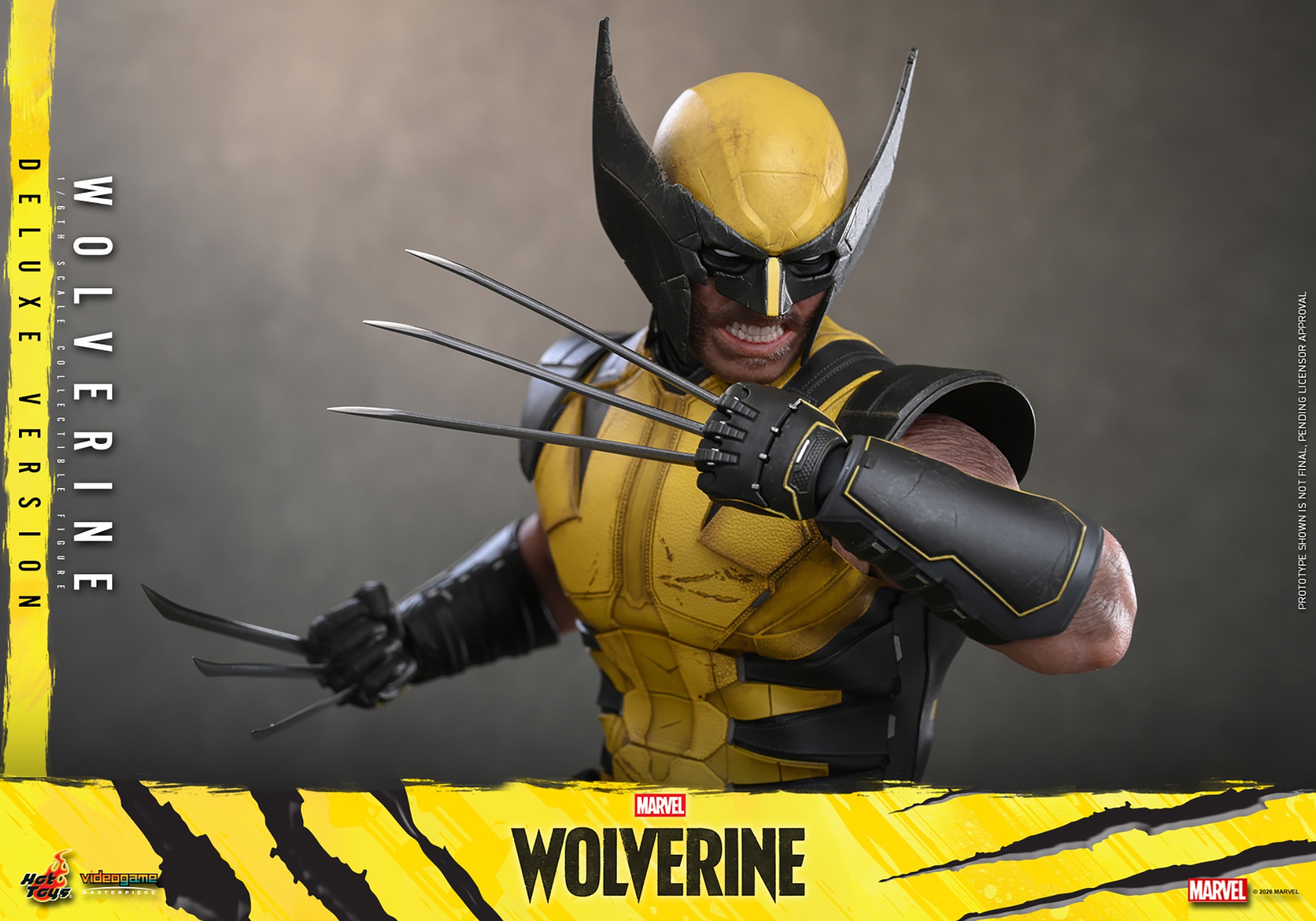 Marvel Wolverine (Deluxe Version) Sixth Scale Figure  (Prototype Shown) View 18