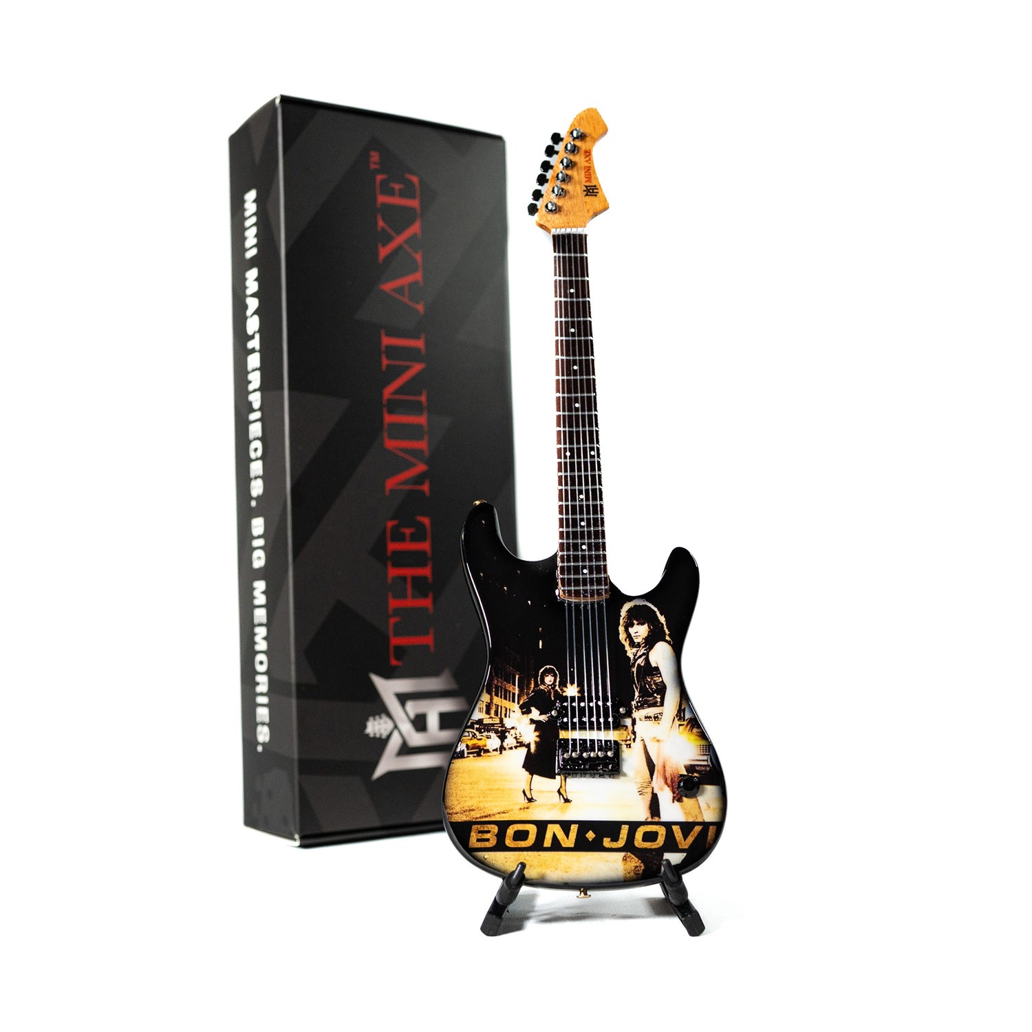 Bon Jovi Bon Jovi Collectible Miniature Guitar Set Miniature  (Prototype Shown) View 6