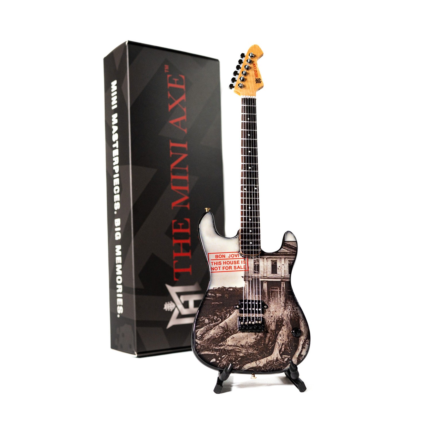 Bon Jovi Bon Jovi Collectible Miniature Guitar Set Miniature  (Prototype Shown) View 7