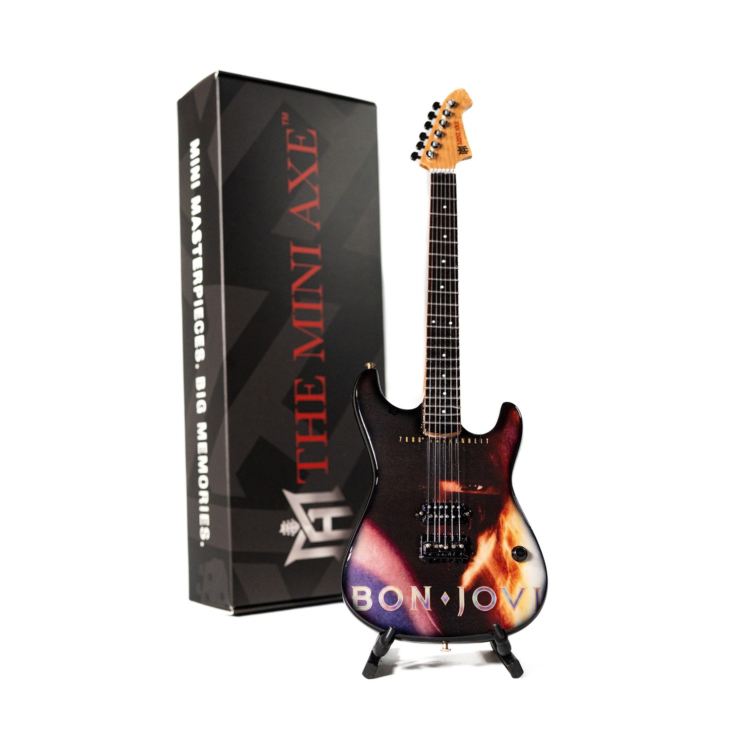 Bon Jovi Bon Jovi Collectible Miniature Guitar Set Miniature  (Prototype Shown) View 8