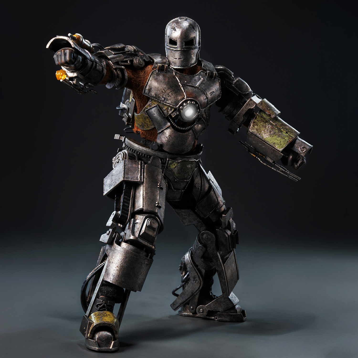 Marvel DLX Iron Man Mark 1 Action Figure  (Prototype Shown) View 3