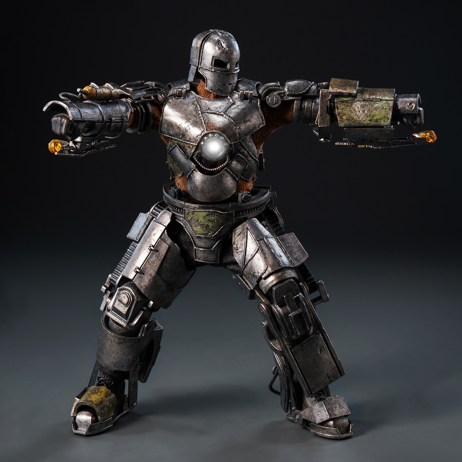 Marvel DLX Iron Man Mark 1 Action Figure  (Prototype Shown) View 4