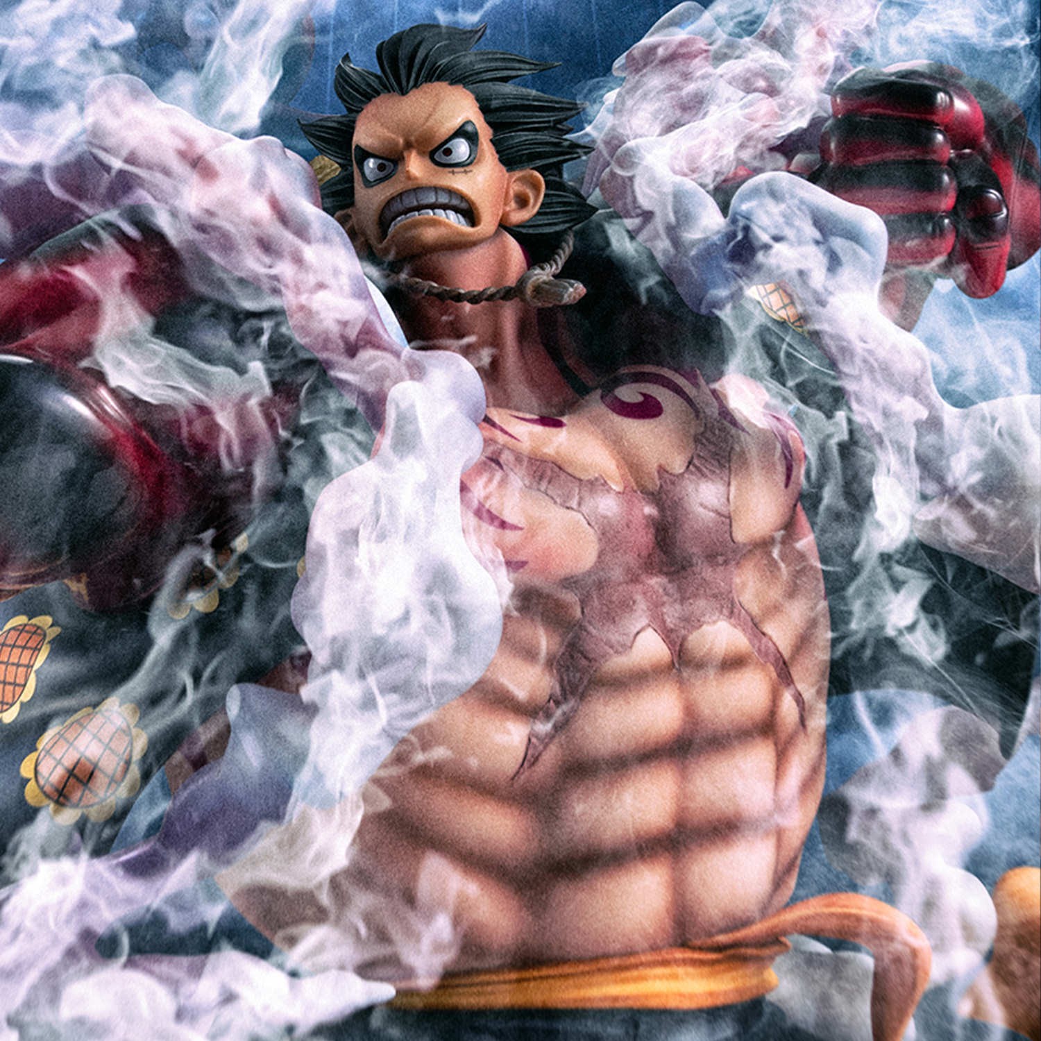 One Piece Monkey D. Luffy Gear 4 Boundman 10th LIMITED Ver. Collectible Figure  (Prototype Shown) View 1