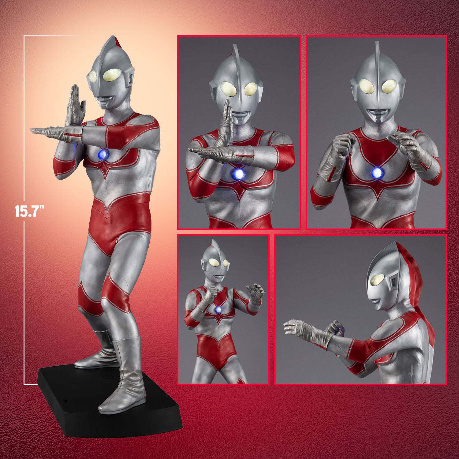Ultraman Ultraman Jack (Return of Ultraman) Collectible Figure  (Prototype Shown) View 2