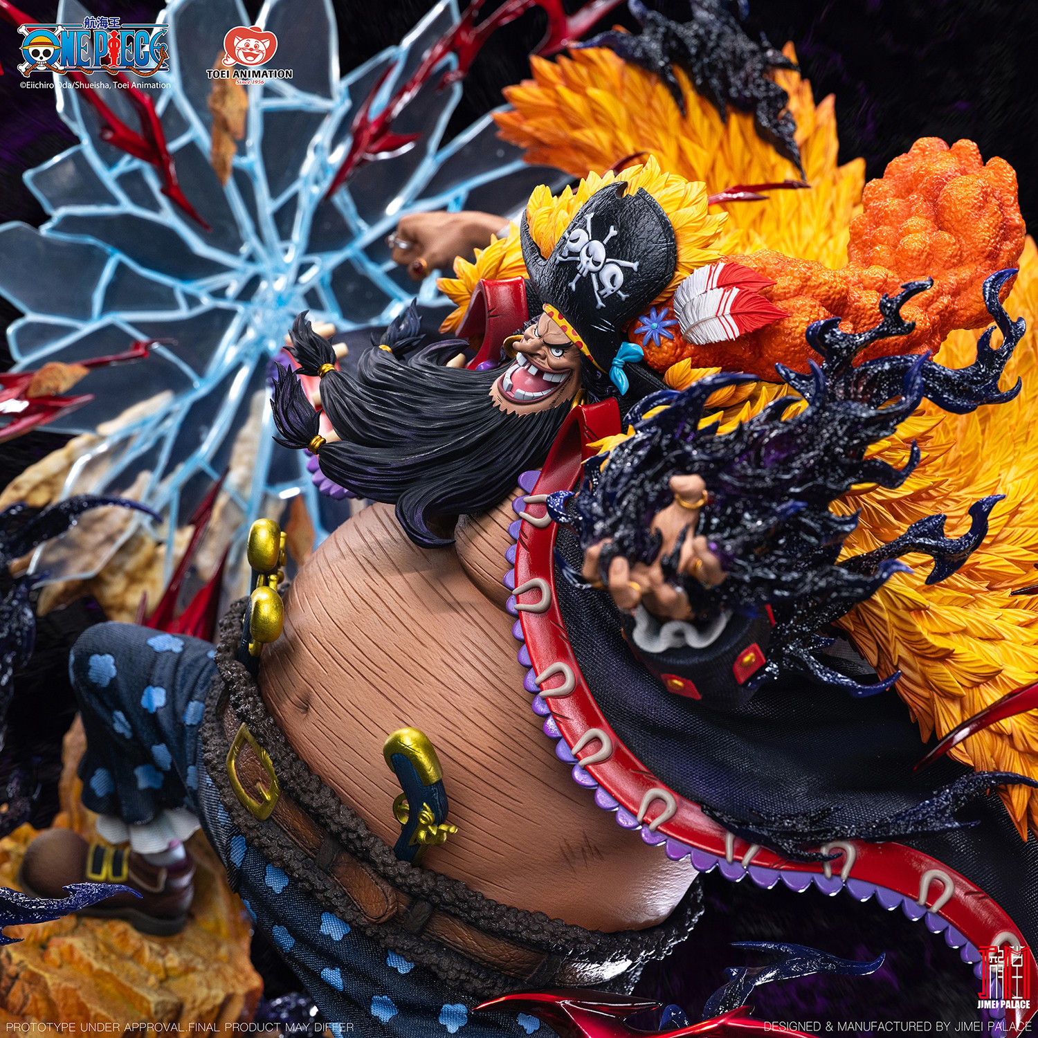 One Piece Blackbeard - Marshall D. Teach (Premium Version) Statues  (Prototype Shown) View 4