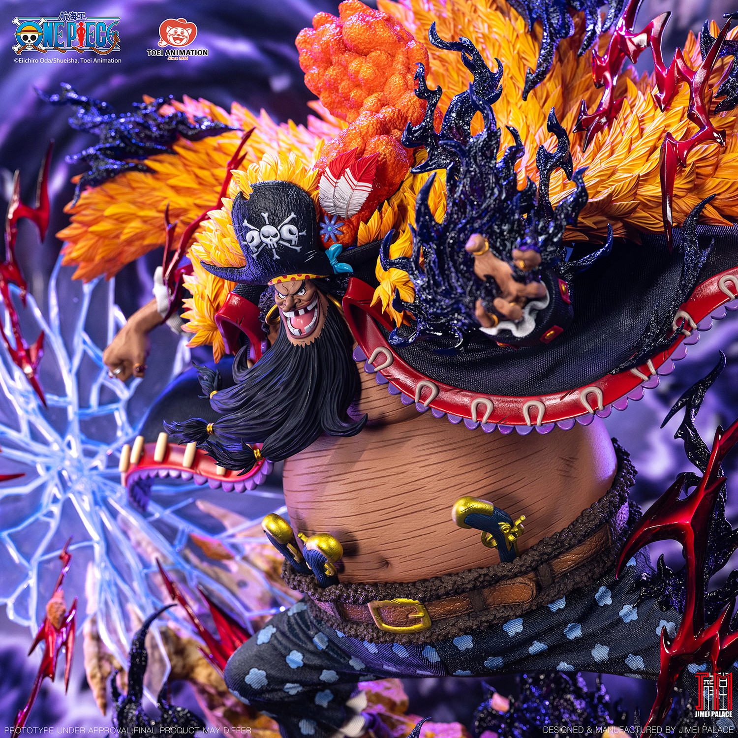 One Piece Blackbeard - Marshall D. Teach (Premium Version) Statues  (Prototype Shown) View 5