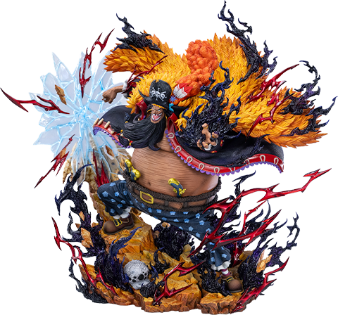 One Piece Blackbeard - Marshall D. Teach (Premium Version) Statues  (Prototype Shown) View 7