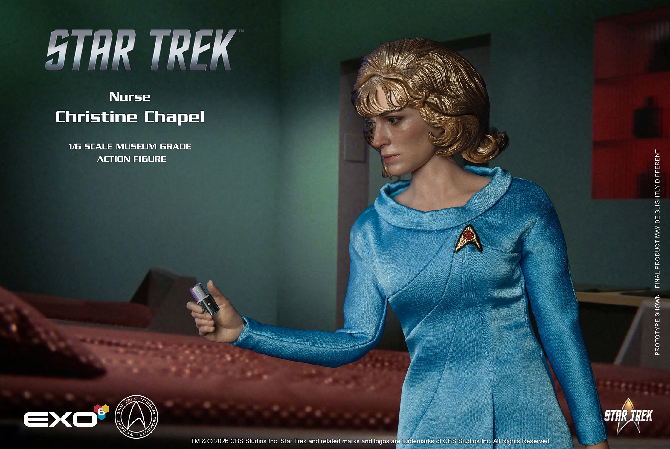 Star Trek Nurse Christine Chapel Sixth Scale Figure  (Prototype Shown) View 5