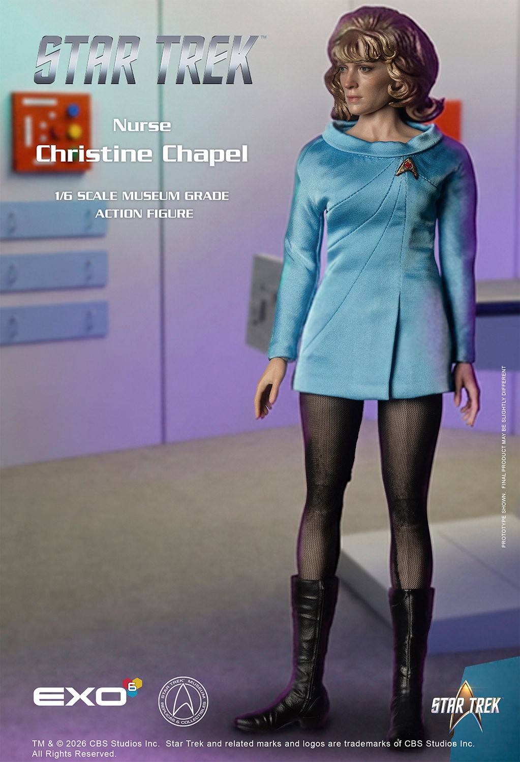 Star Trek Nurse Christine Chapel Sixth Scale Figure  (Prototype Shown) View 7