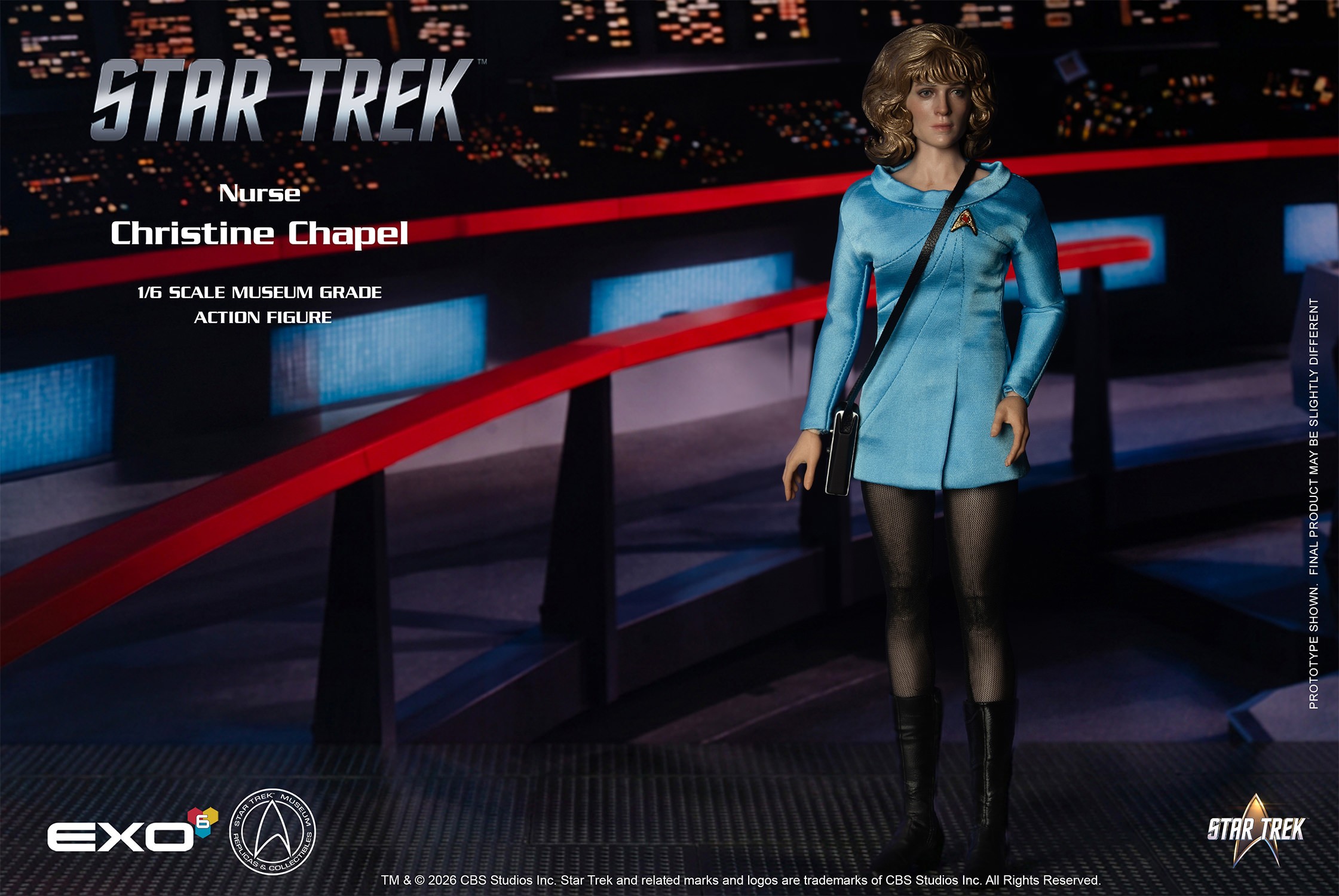 Star Trek Nurse Christine Chapel Sixth Scale Figure  (Prototype Shown) View 8