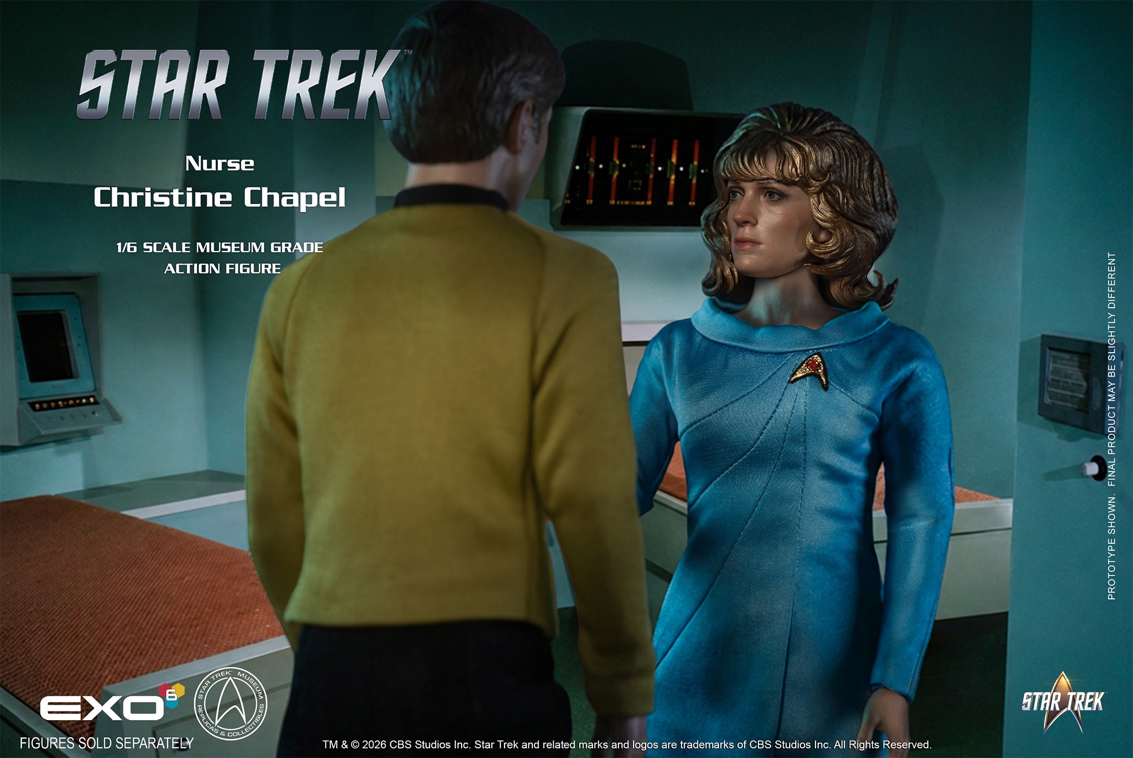 Star Trek Nurse Christine Chapel Sixth Scale Figure  (Prototype Shown) View 11