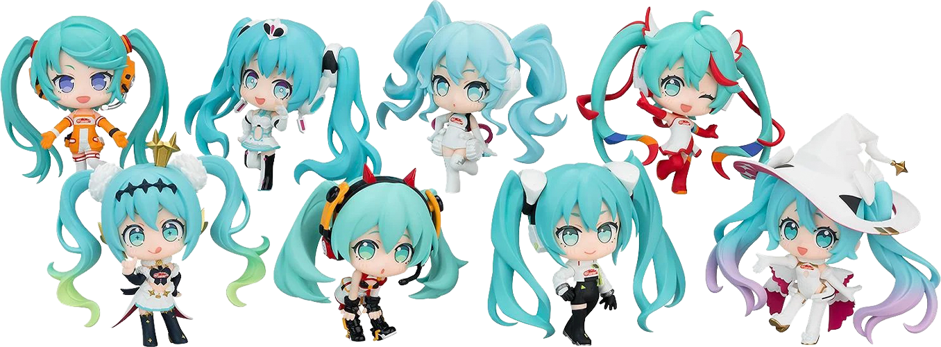 Hatsune Miku Racing Miku All Stars Figure Collection Vol. 1 Blind Box Set  (Prototype Shown) View 11