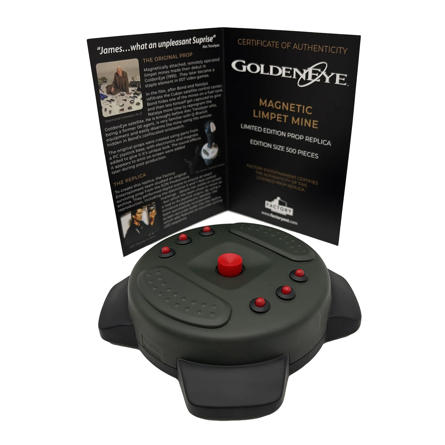 James Bond GoldenEye Magnetic Limpet Mine Prop Replica  (Prototype Shown) View 5