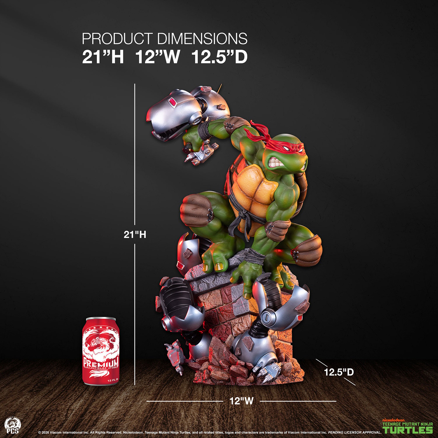 Teenage Mutant Ninja Turtles Raphael Quarter Scale Statue  (Prototype Shown) View 2