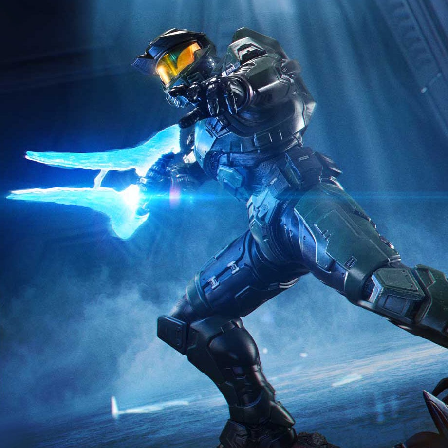 HALO Master Chief (Bonus Version) Quarter Scale Statue  (Prototype Shown) View 1