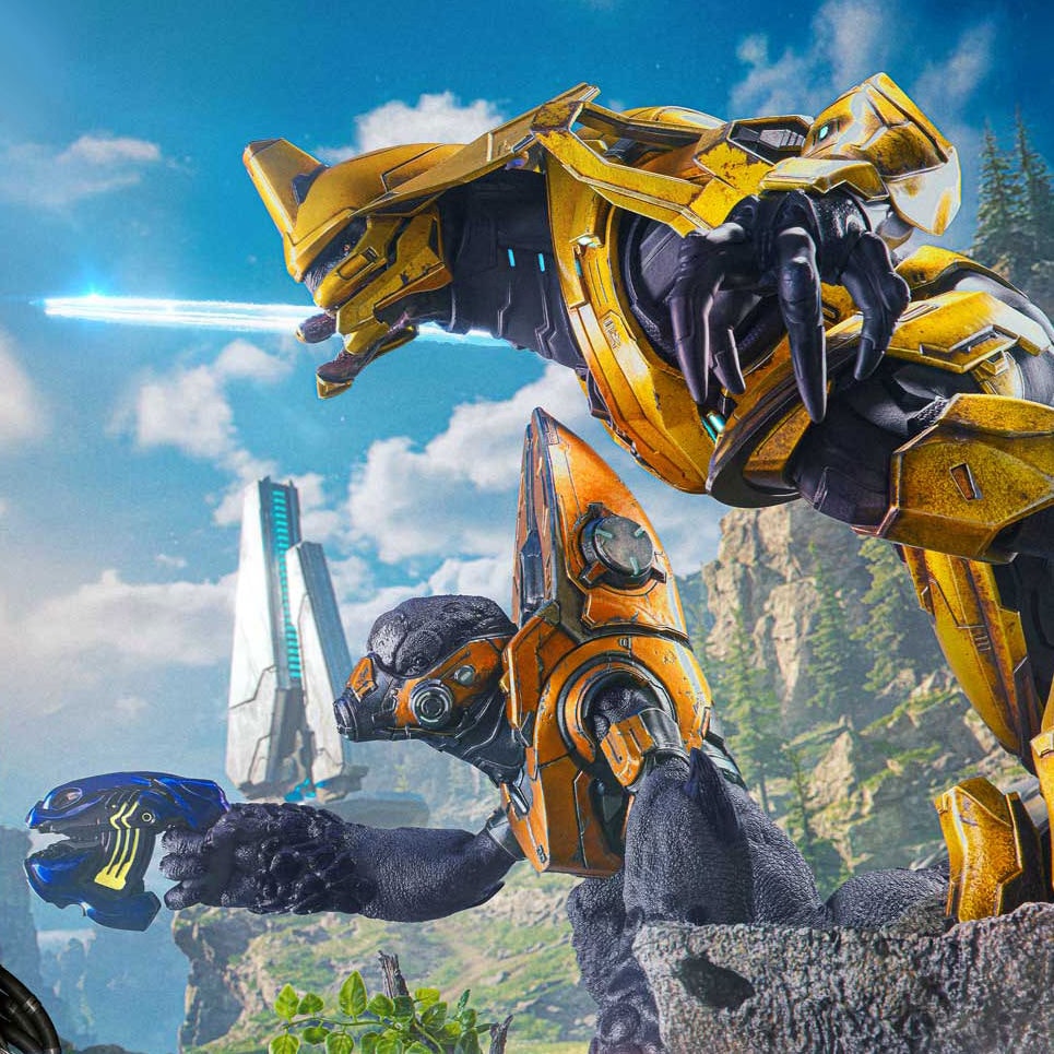 HALO Elite Zealot & Grunt Minor: Covenant Assault Quarter Scale Statue  Collector Edition (Prototype Shown) View 4