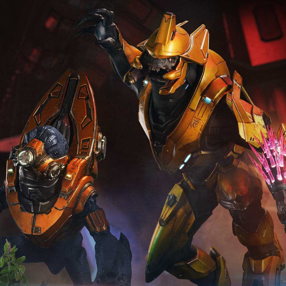 HALO Elite Zealot & Grunt Minor: Covenant Assault Quarter Scale Statue  Collector Edition (Prototype Shown) View 6