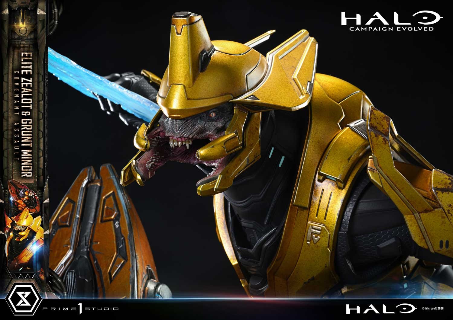 HALO Elite Zealot & Grunt Minor: Covenant Assault Quarter Scale Statue  Collector Edition (Prototype Shown) View 13
