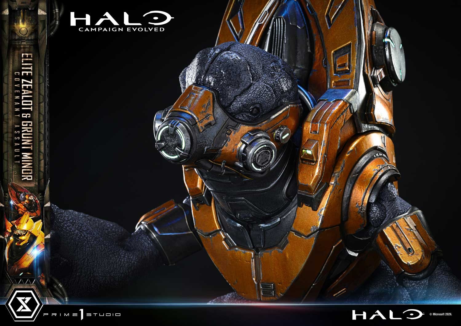 HALO Elite Zealot & Grunt Minor: Covenant Assault Quarter Scale Statue  Collector Edition (Prototype Shown) View 15