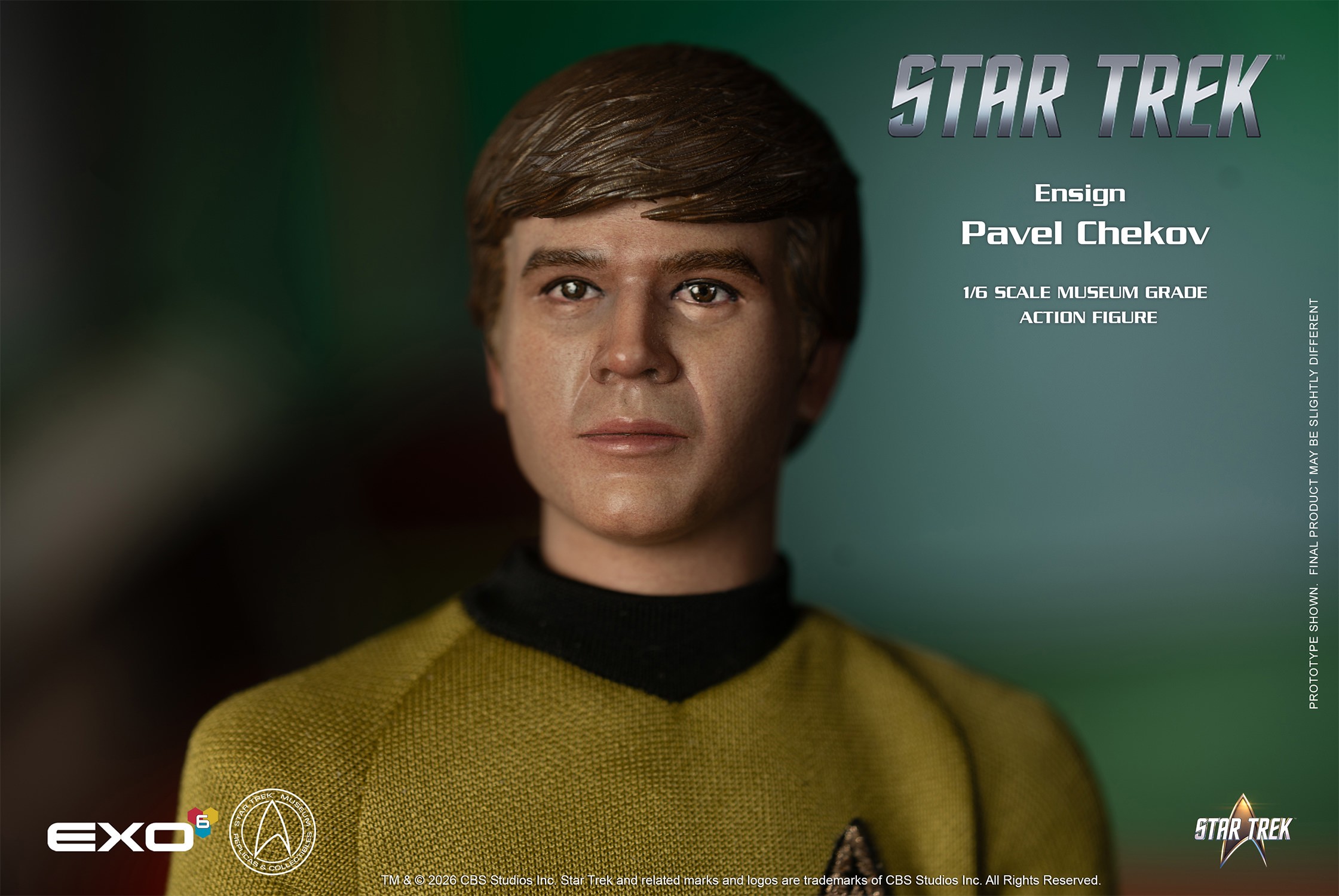 Star Trek Ensign Pavel Chekov Sixth Scale Figure  (Prototype Shown) View 5